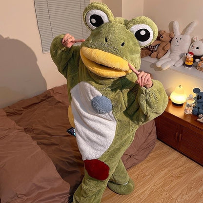 Pijama de calabaza divertida y calientita