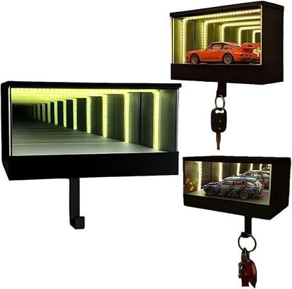 Expositor de Pared LED 3D para Llaves de Garaje