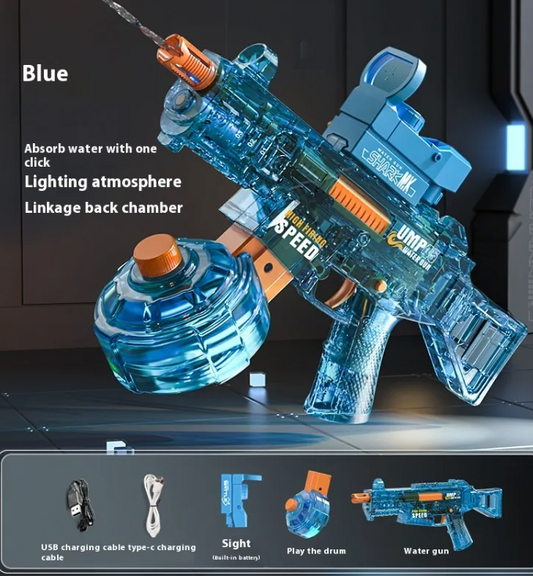 Pistola de Agua Eléctrica Light UMP45 de Gran Capacidad