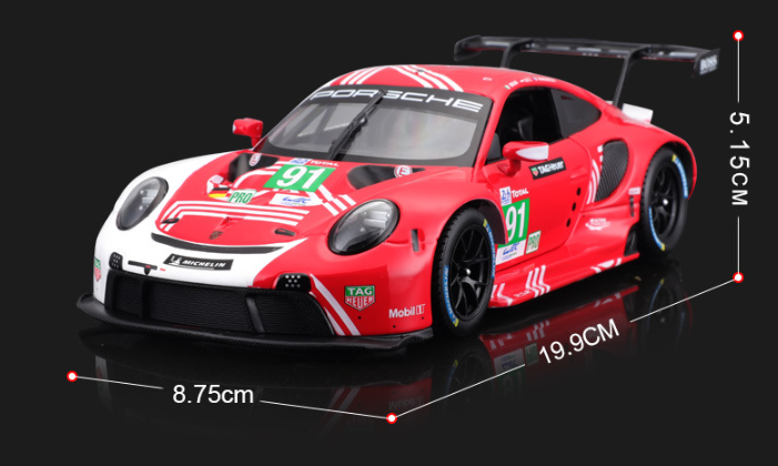 Porsche 911 RSR Modelo Diecast a Escala 1:24