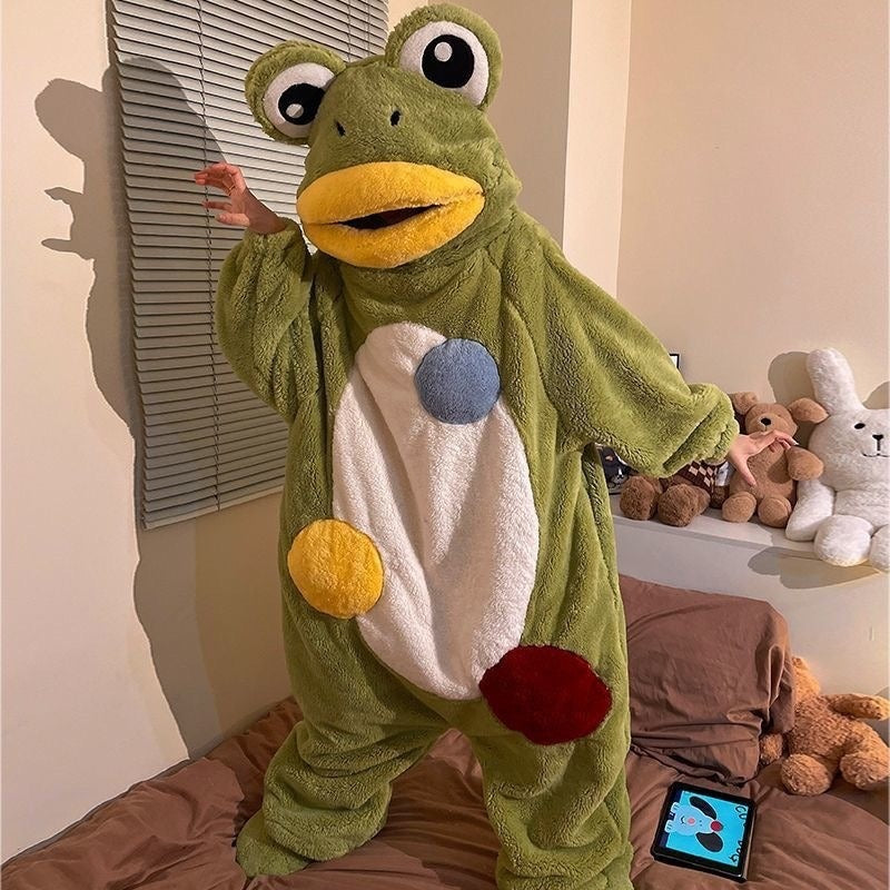 Pijama de calabaza divertida y calientita