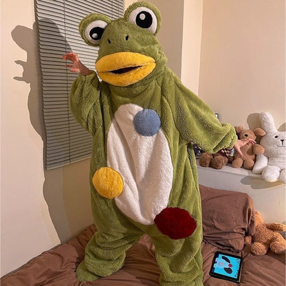 Pijama de calabaza divertida y calientita